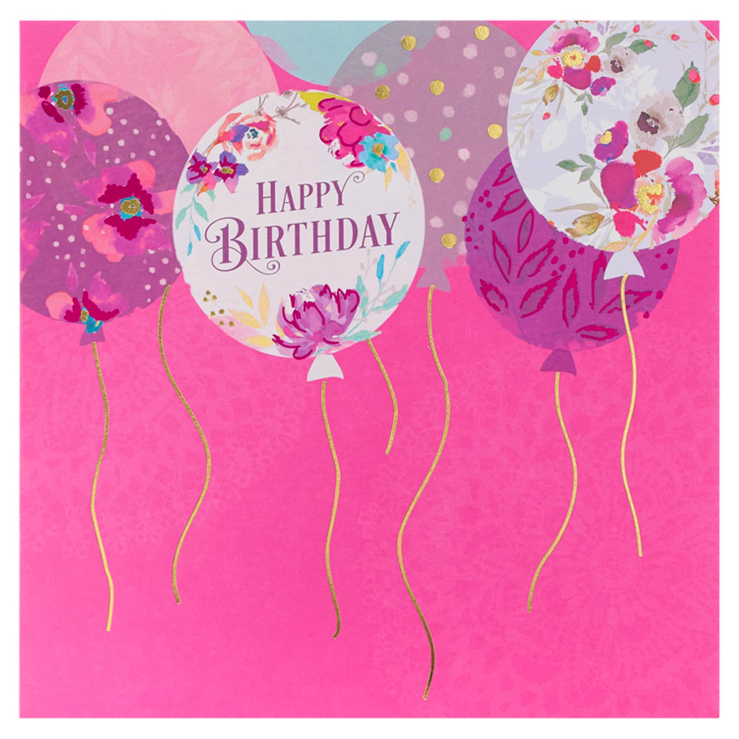 Gibson Birthday Card Happy Birthday Balloons