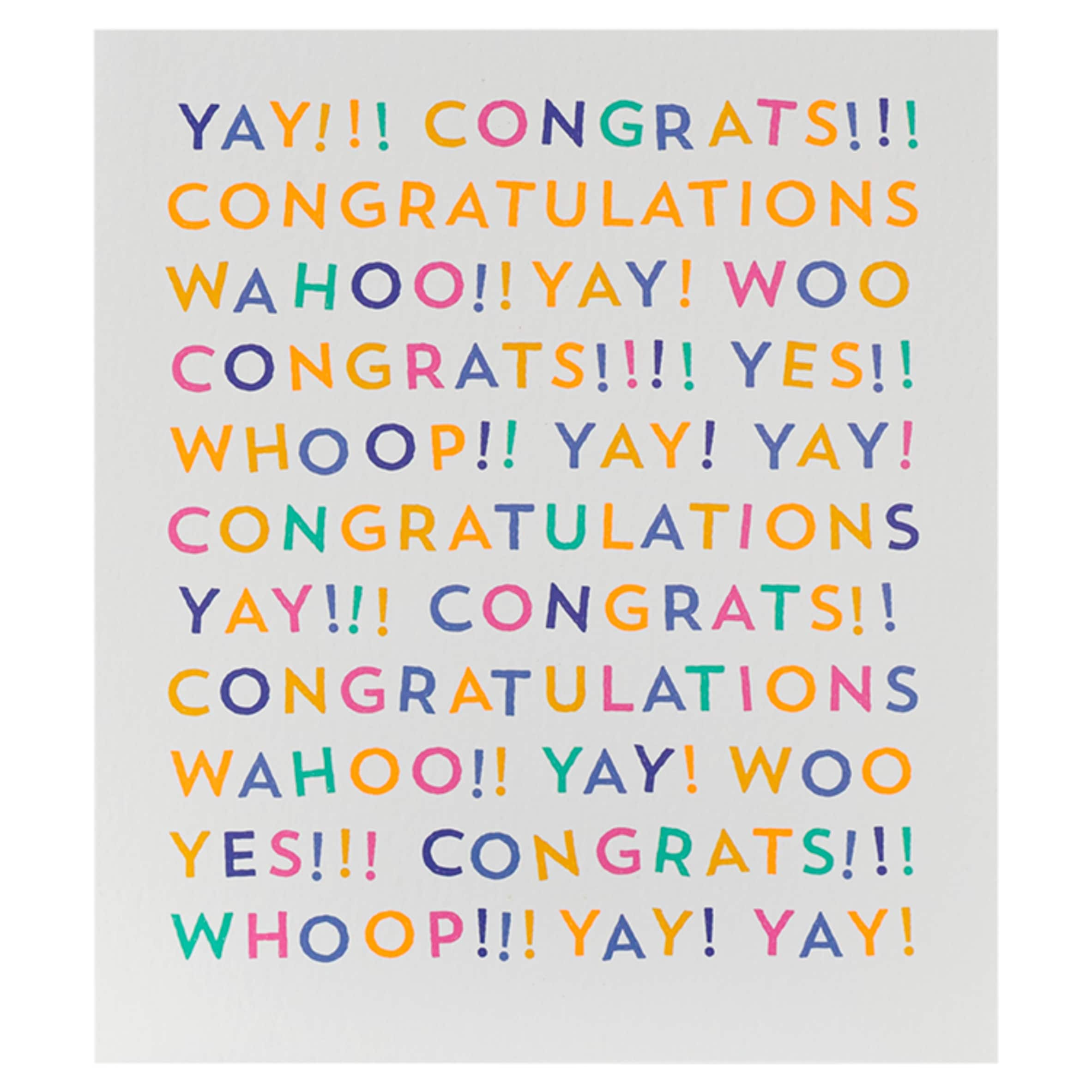 Carlton Congratulations Card