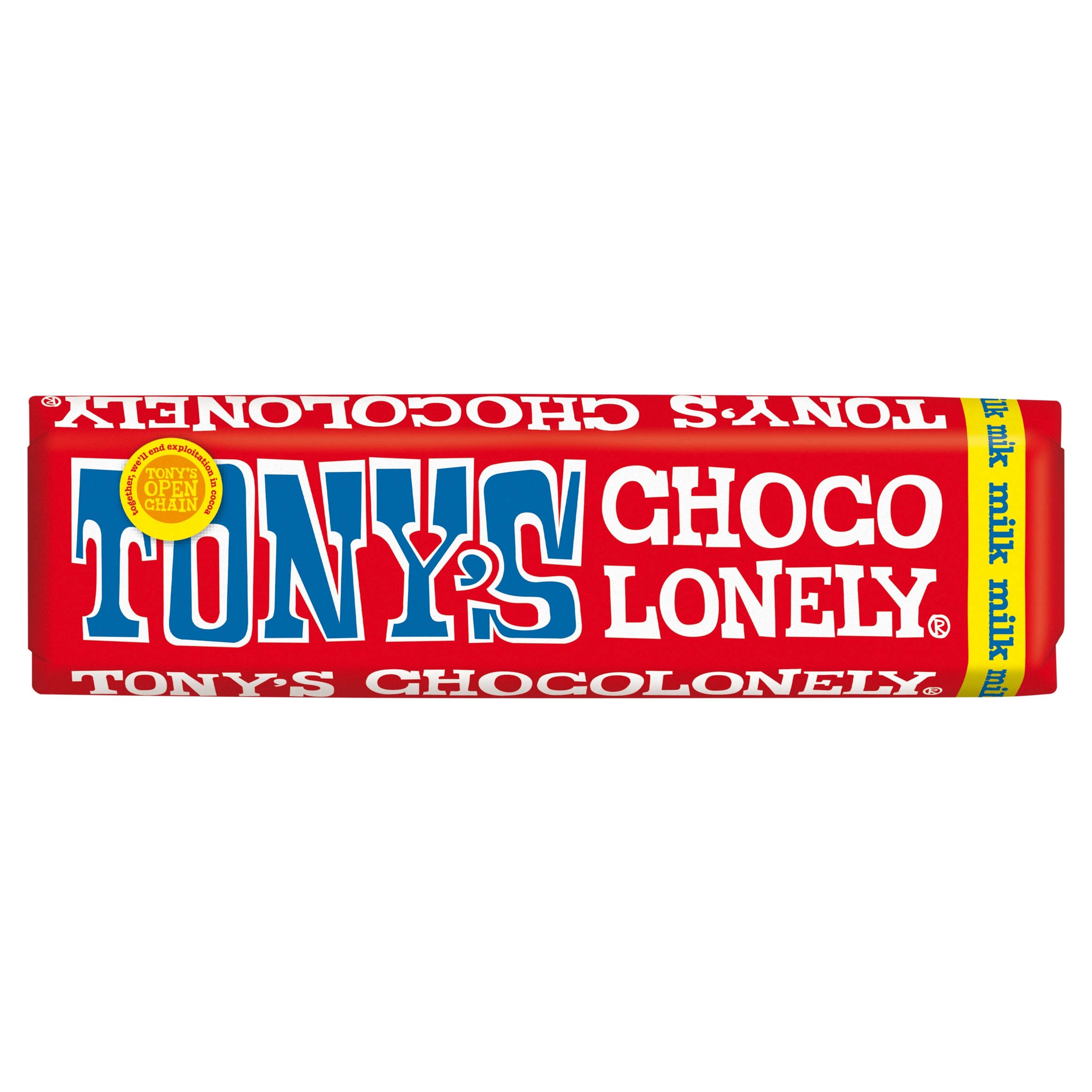 Tonys Chocolonely Milk Chocolate Bar 50G