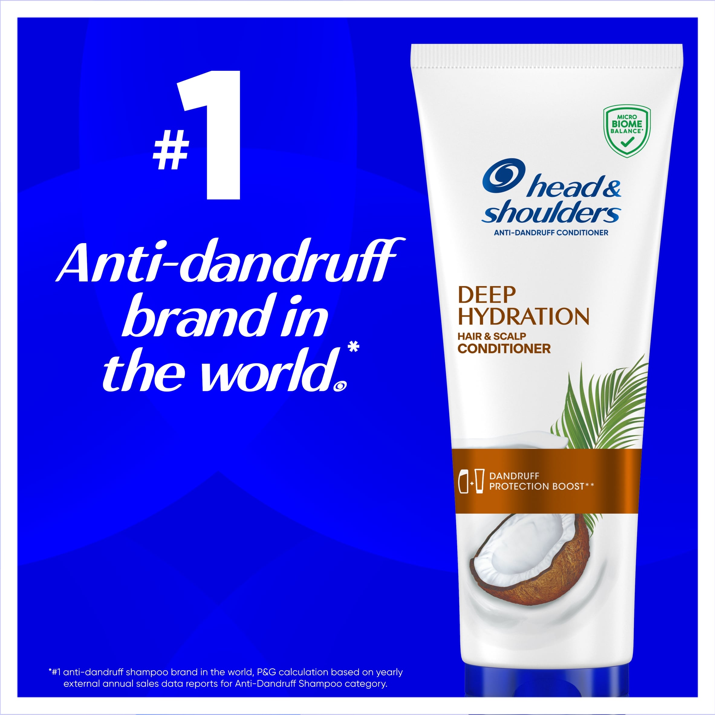 Head & Shoulders Deep Hydration Coconut Hair Conditioner 275ml thumbnail 2