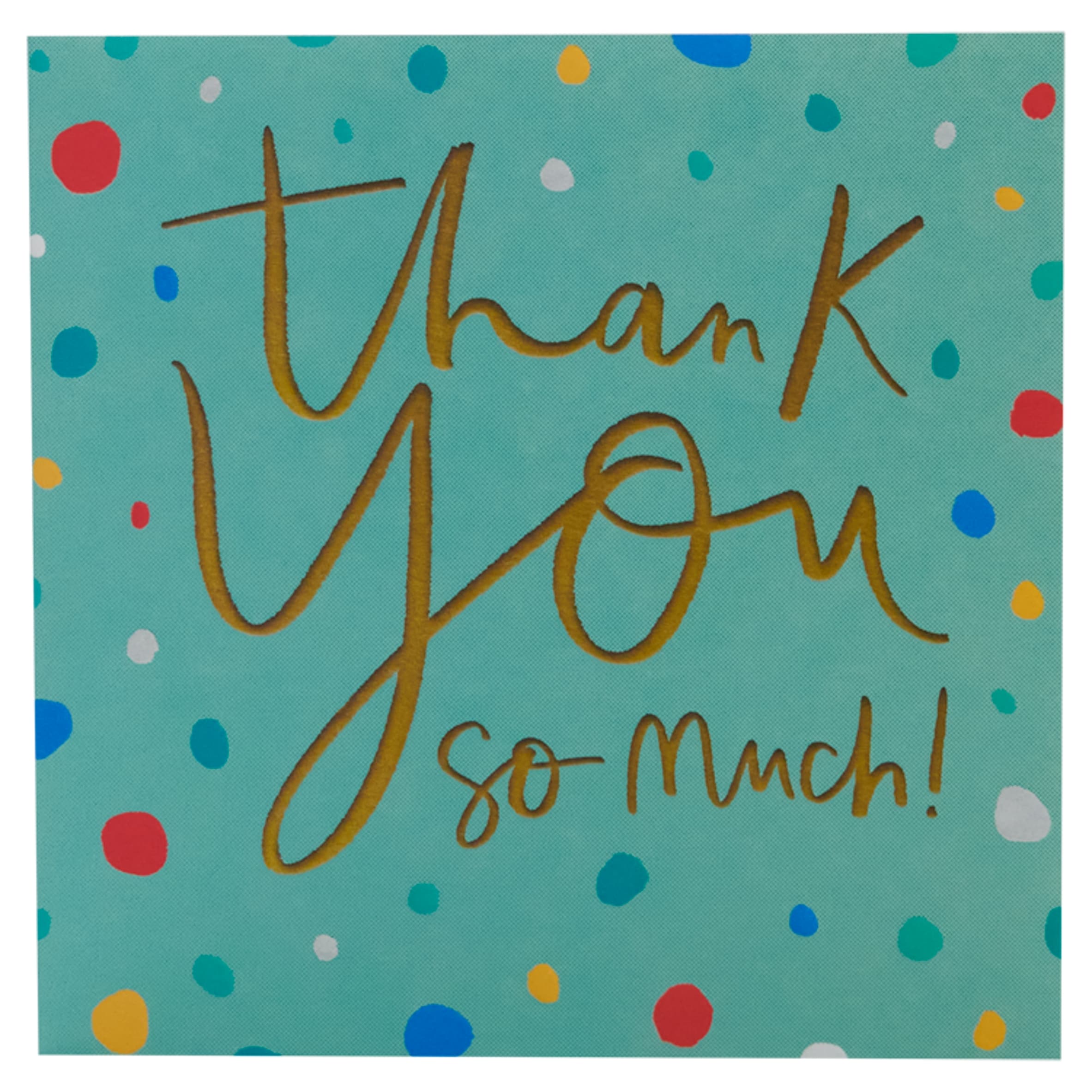 Inkdrops Thank You Card Thank You So Much!