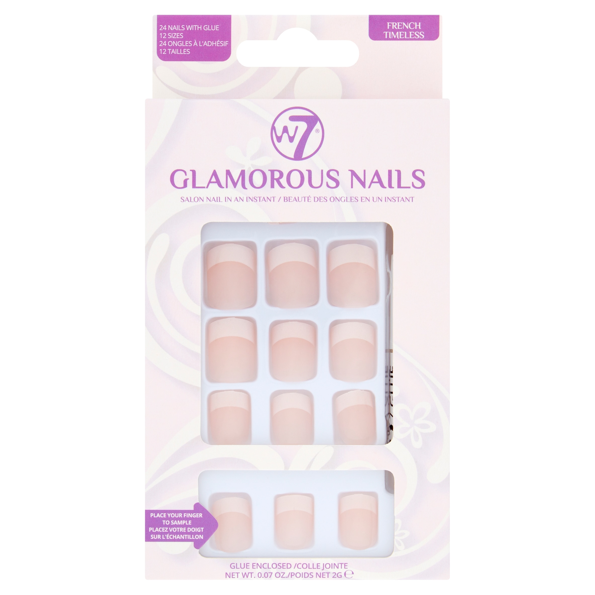 W7 Glamorous Nails French Timeless Set