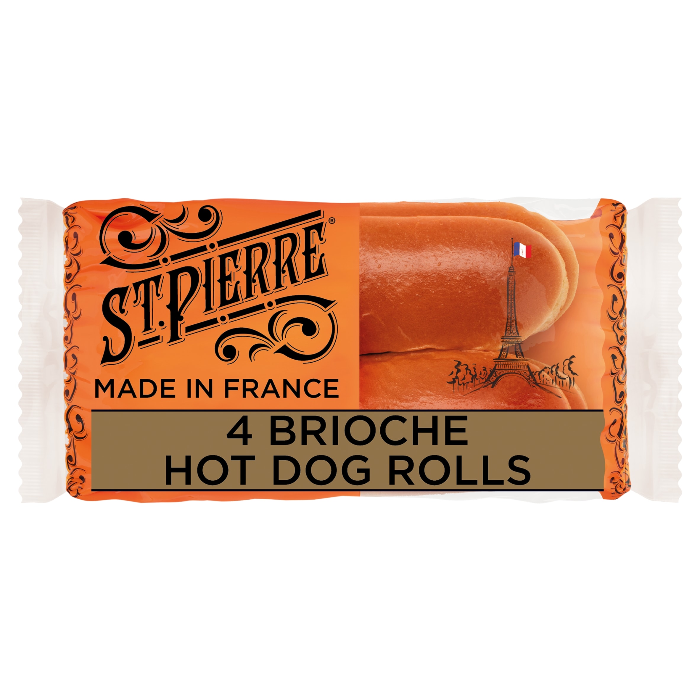 St Pierre Brioche Hot Dog Rolls
