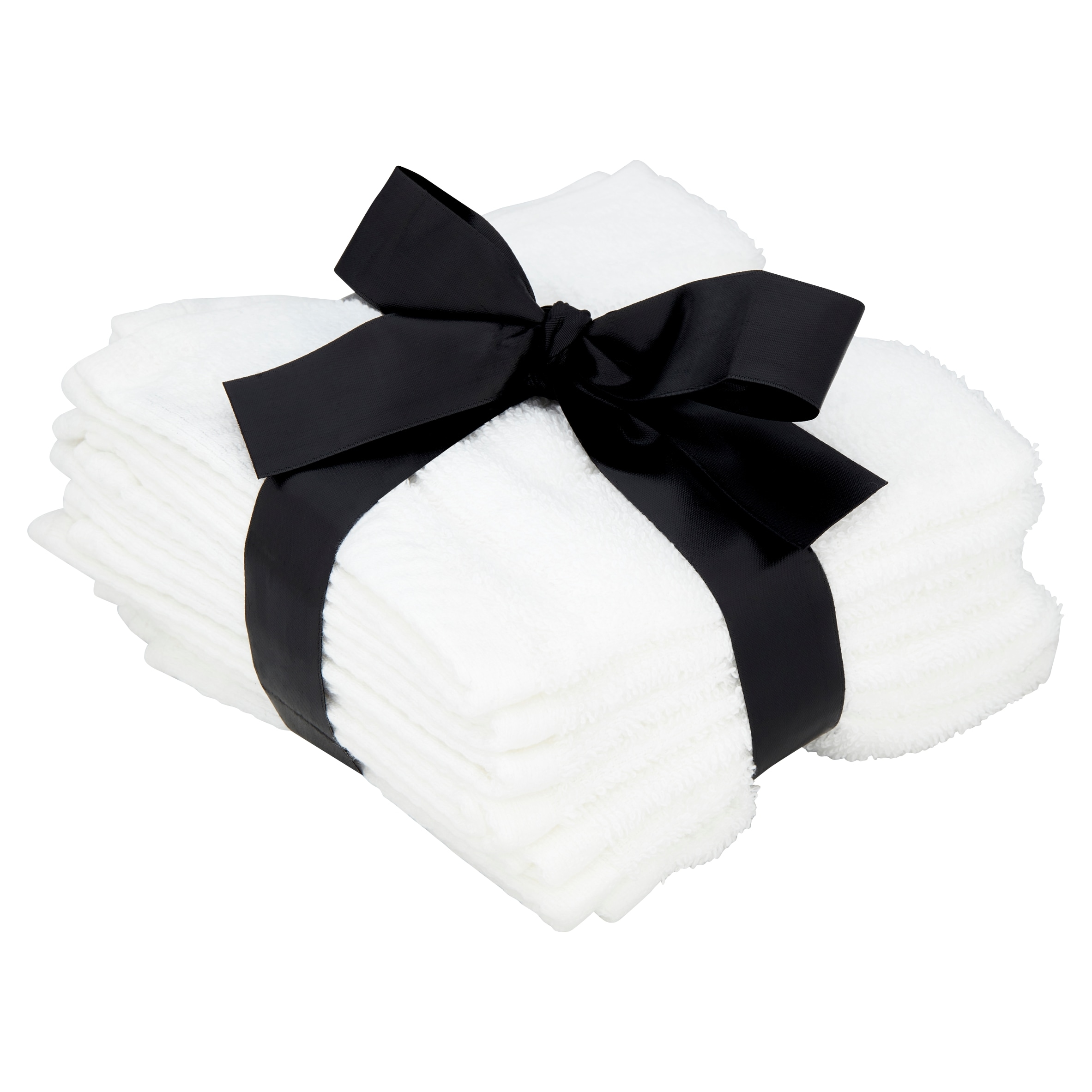 F&F Home White Antimicrobial Hot Cloths 7 Pack