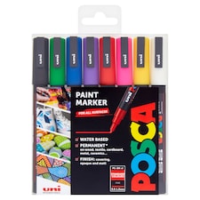 Posca Paint Markers Fine 8 Pack