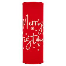 Tesco Merry Christmas Red Runner
