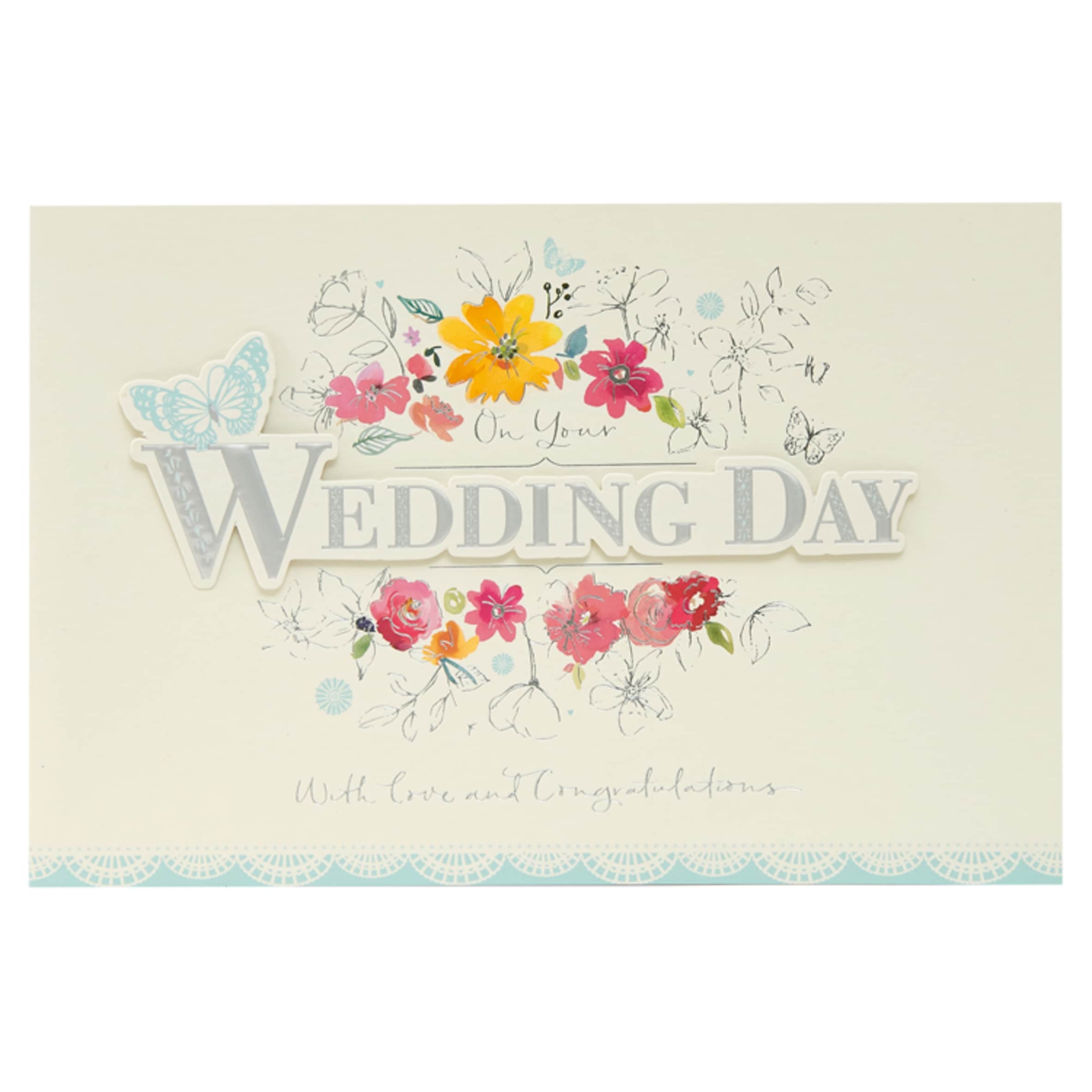 Gibson Wedding Card On Your Wedding Day