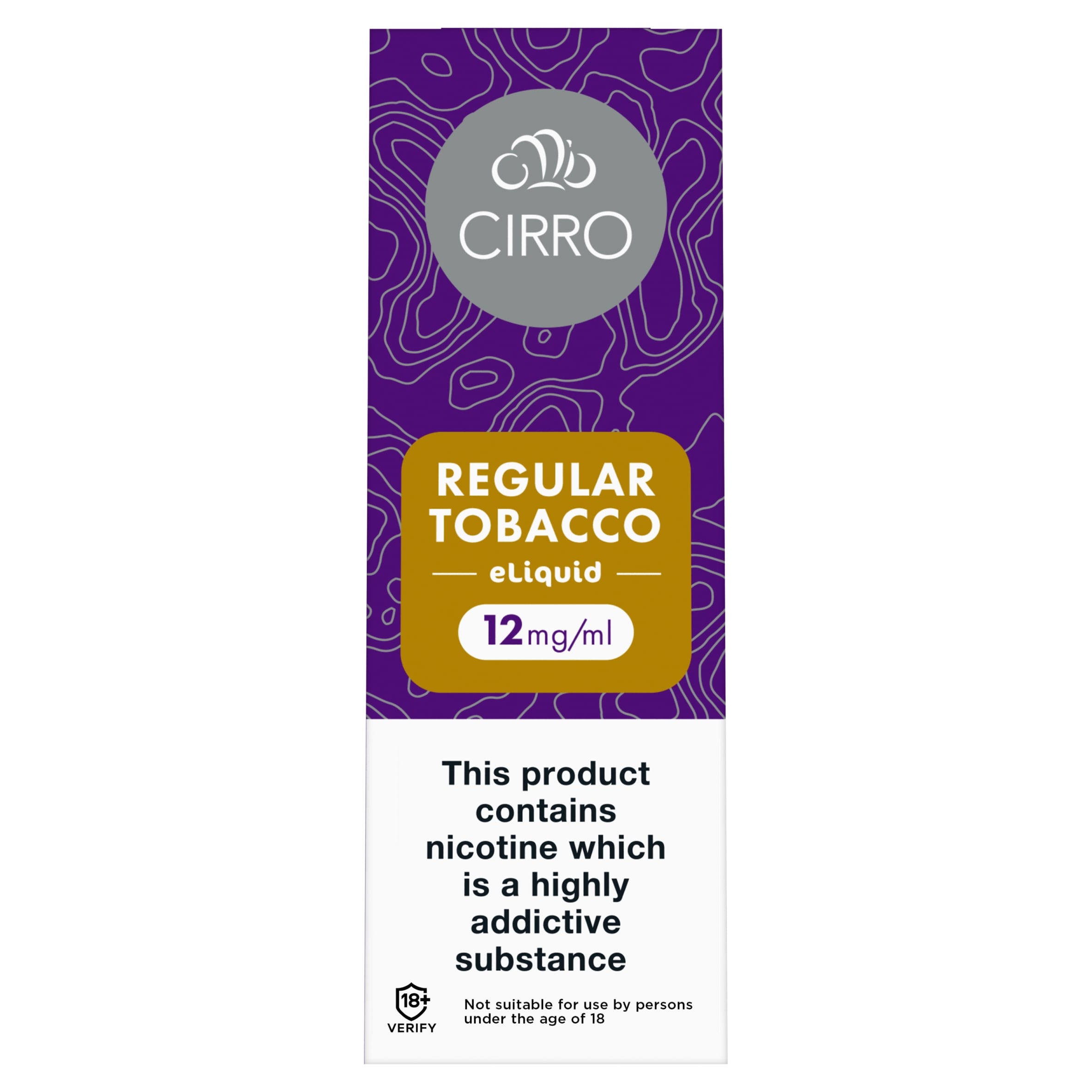 Cirro Regular Tobacco Eliquid 12mg/ml 10ml