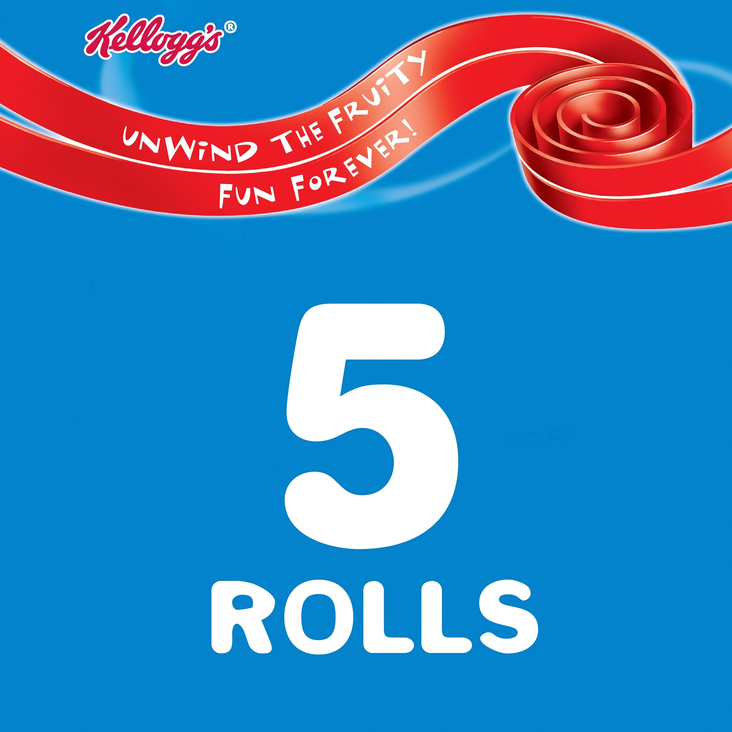 Kellogg's Fruit Winders Strawberry Snack Rolls 5x17g thumbnail 2