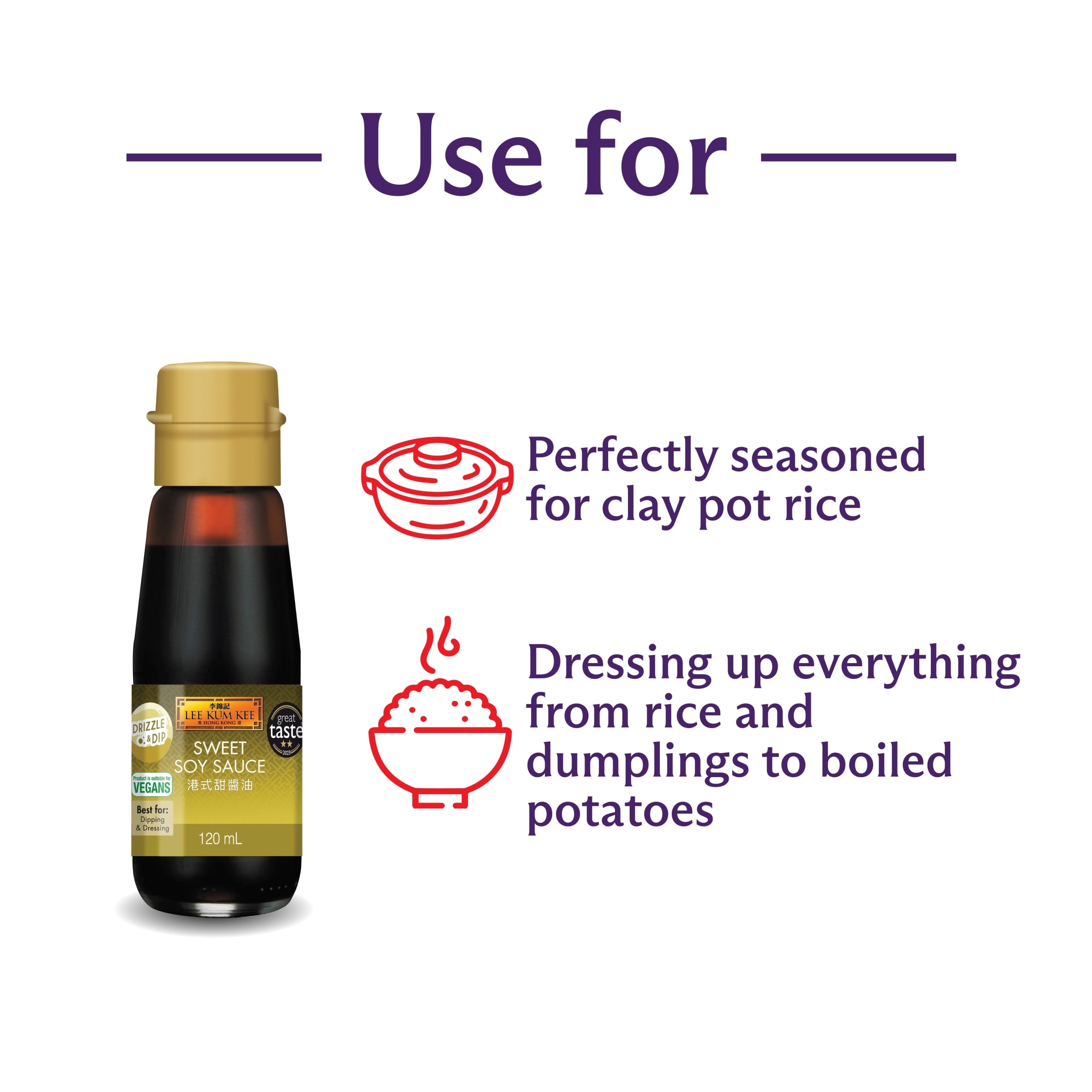 Lee Kum Kee Sweet Soy Sauce 120Ml thumbnail 2