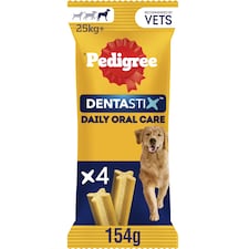 Pedigree Dentastix Daily Large Dog Treats 4 Dental Sticks