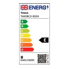 Tesco Led Classic 60W Bayonet Cap Cool White 2 Pack thumbnail 2