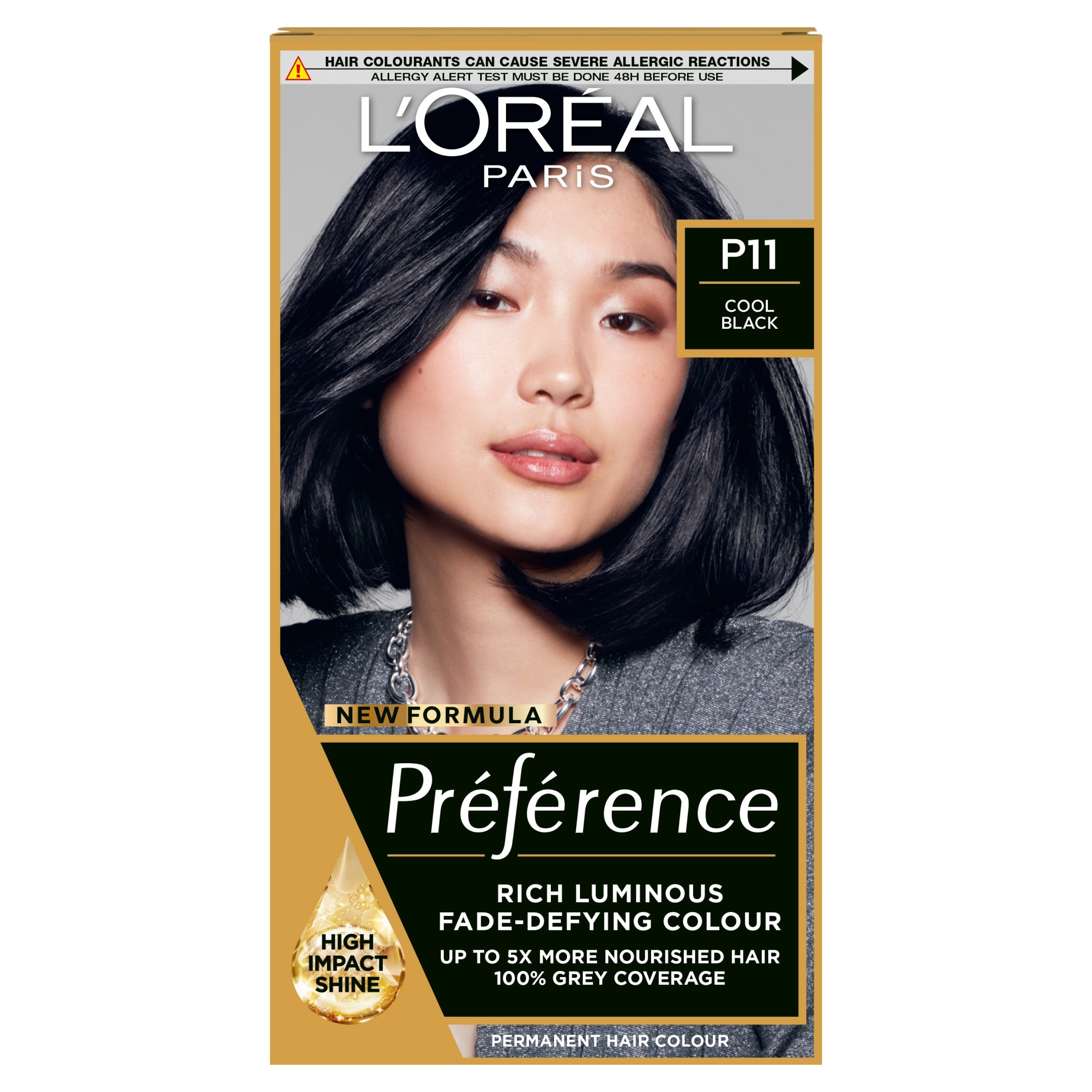 L'Oreal Preference Infinia P11 Deeply Wicked Black Hair Dye
