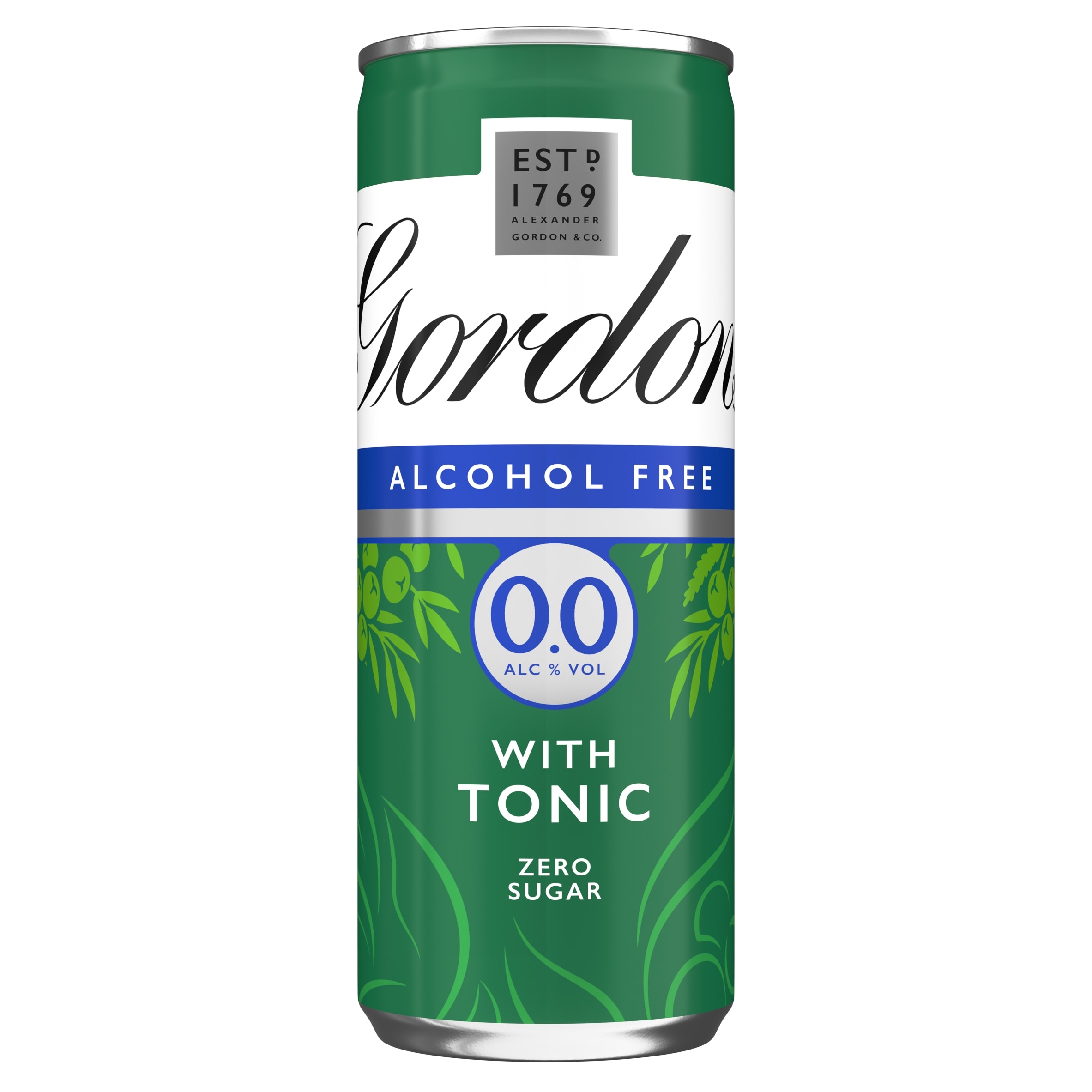 Gordon's Alcohol Free Spirit & Tonic with Lime Can 0% Vol 4x250ml thumbnail 2