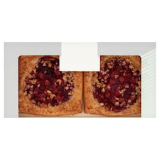 Tesco Finest Apple & Blackberry Crumble Danish 2 Pack thumbnail 2