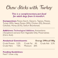 Lily's Kitchen Dog Chew Sticks With Turkey 120G thumbnail 5