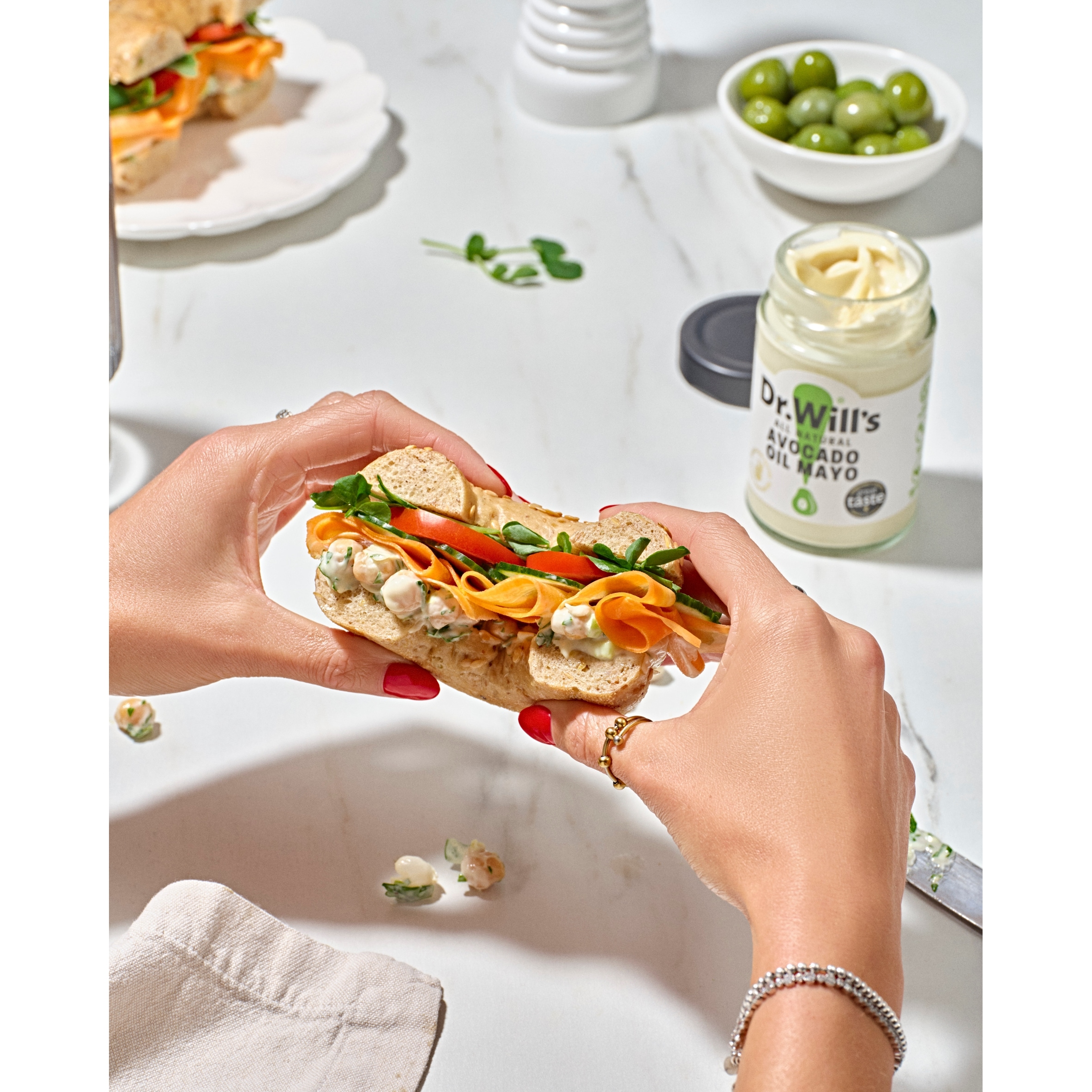 Dr Wills Avocado Oil Mayonnaise Sugar Free 175G thumbnail 3