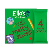 Ella's Kitchen Tomato & Basil Melty Sticks 4X6g thumbnail 3