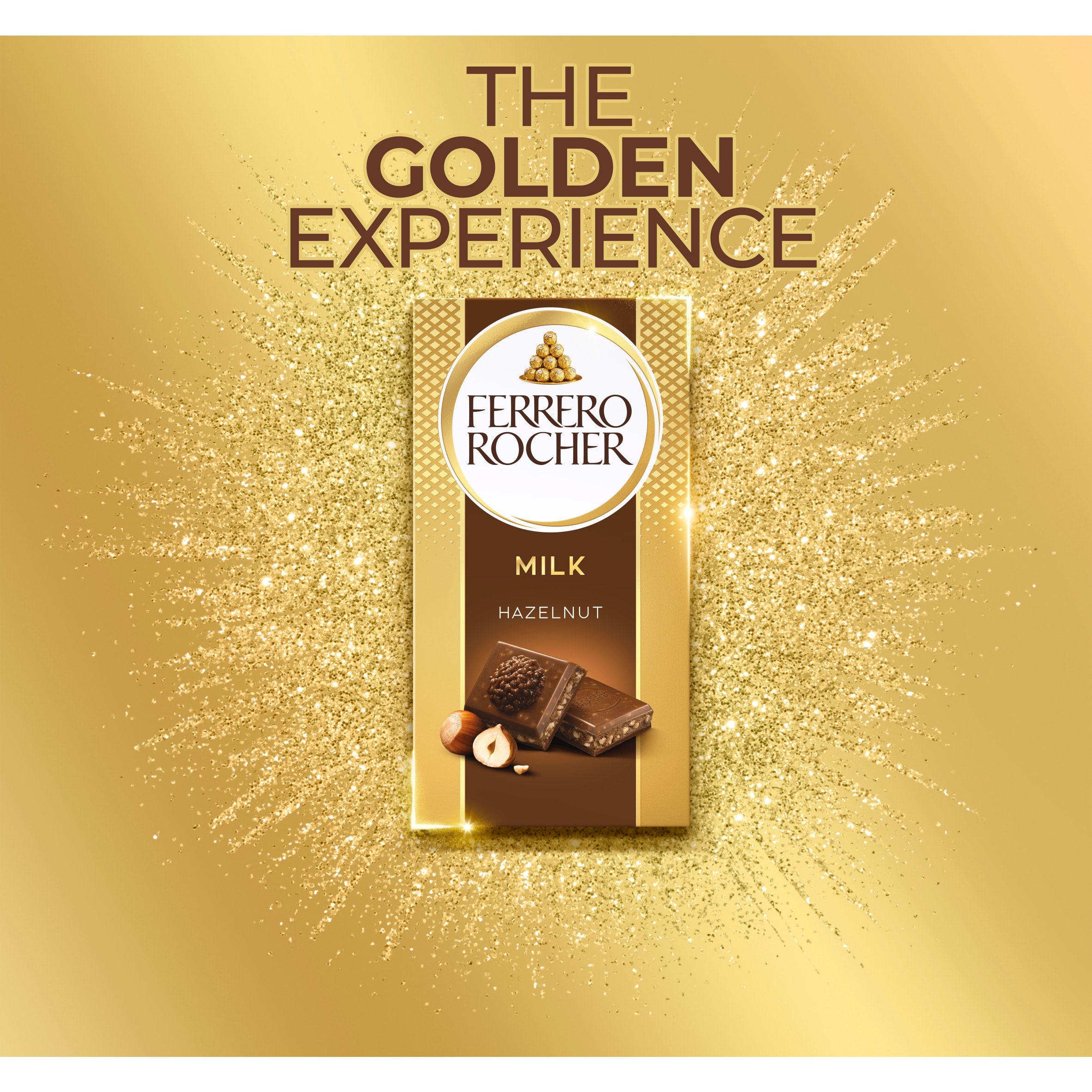 Ferrero Rocher Original Milk Chocolate Bar 90G thumbnail 4