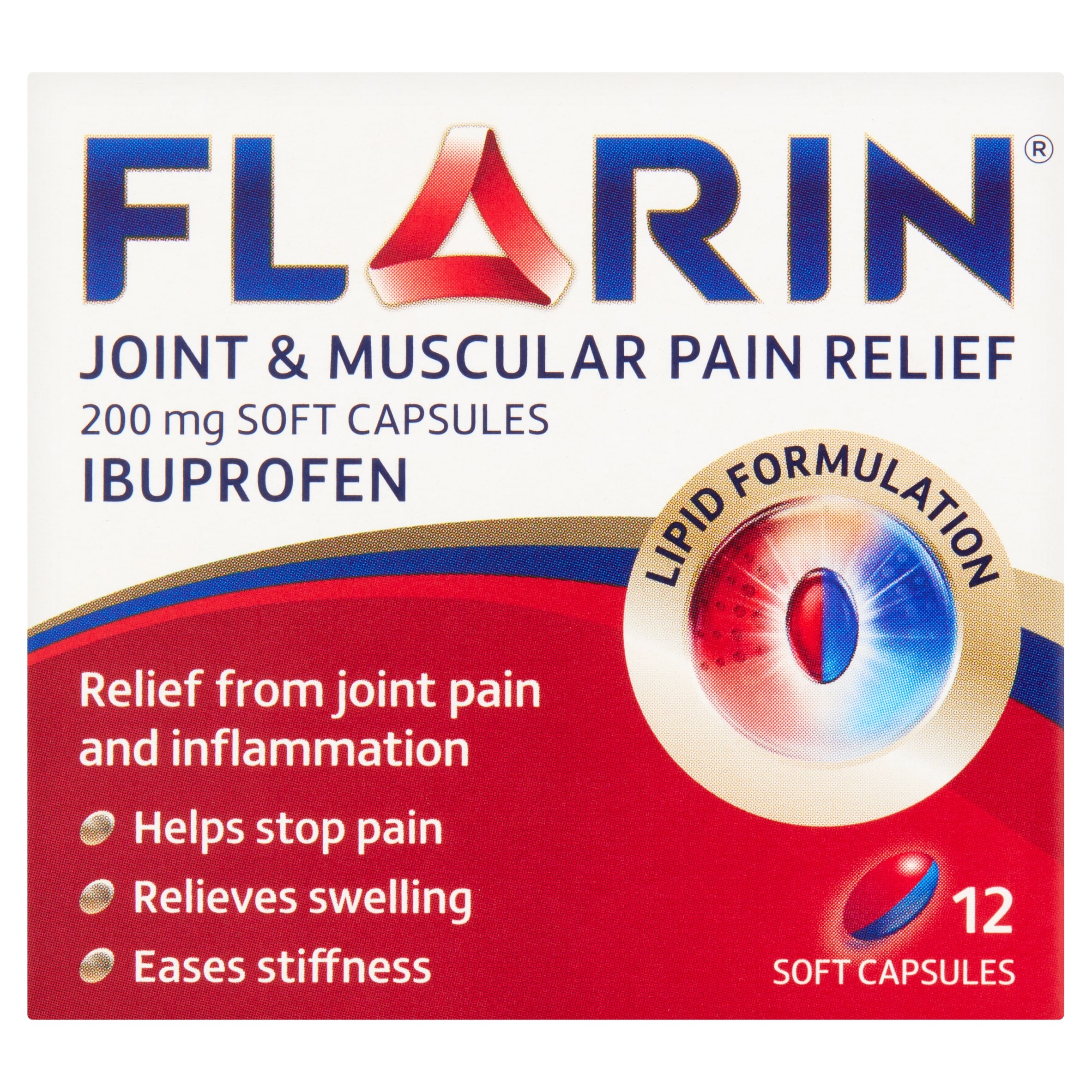 Flarin Joint & Muscular Pain Relief 200mg Capsules