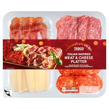 Tesco Italian Inspired Meat & Cheese Platter 180G