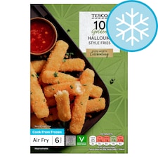 Tesco 10 Halloumi-Style Fries 170G