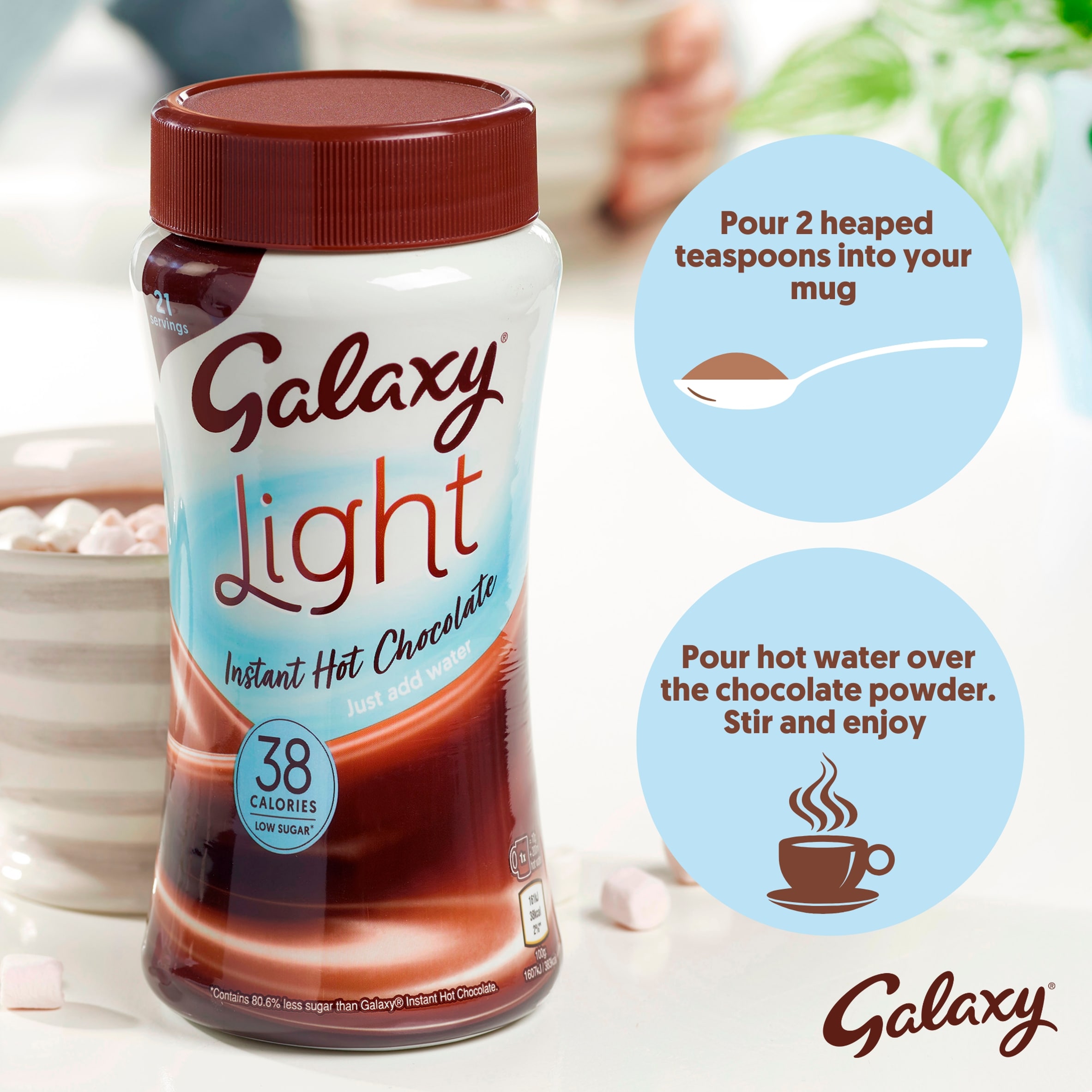 Galaxy Light Instant Hot Chocolate 210G thumbnail 3