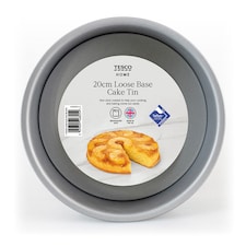 Tesco Round Loose Base Cake Tin 20Cm