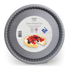 Tesco Round Fluted Cake Tin 23Cm
