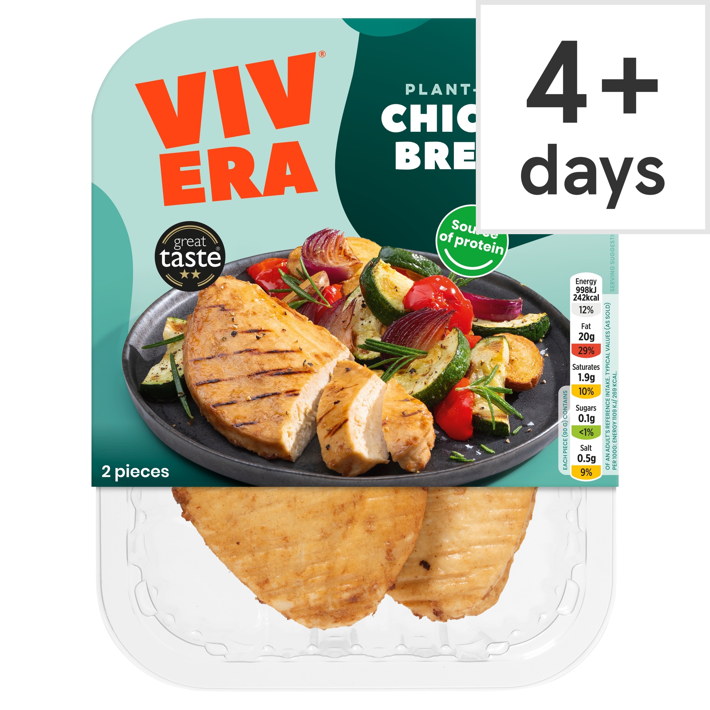 Vivera 2 Plant Chicken Breast Style 180g