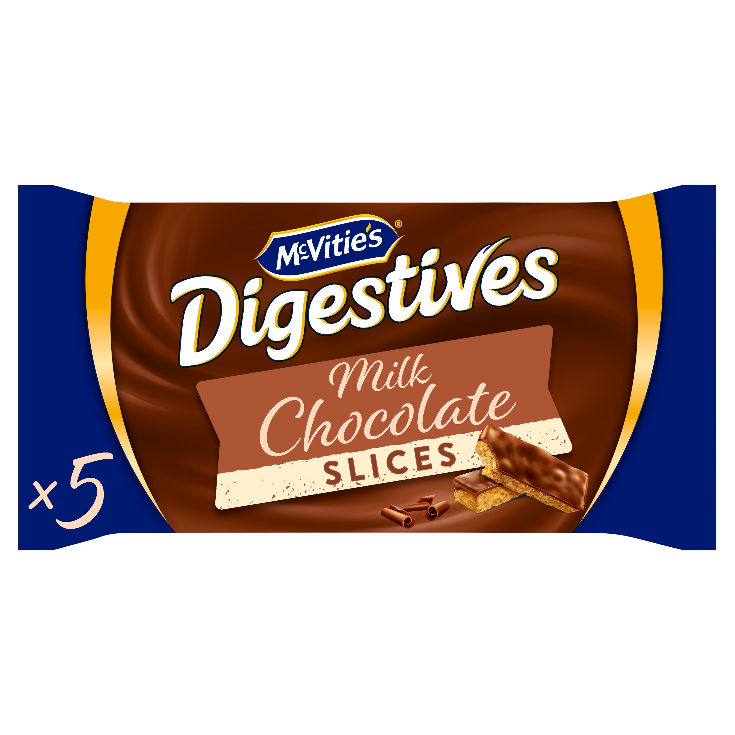 McVitie's Digestives Milk Chocolate Slices Cake Bars