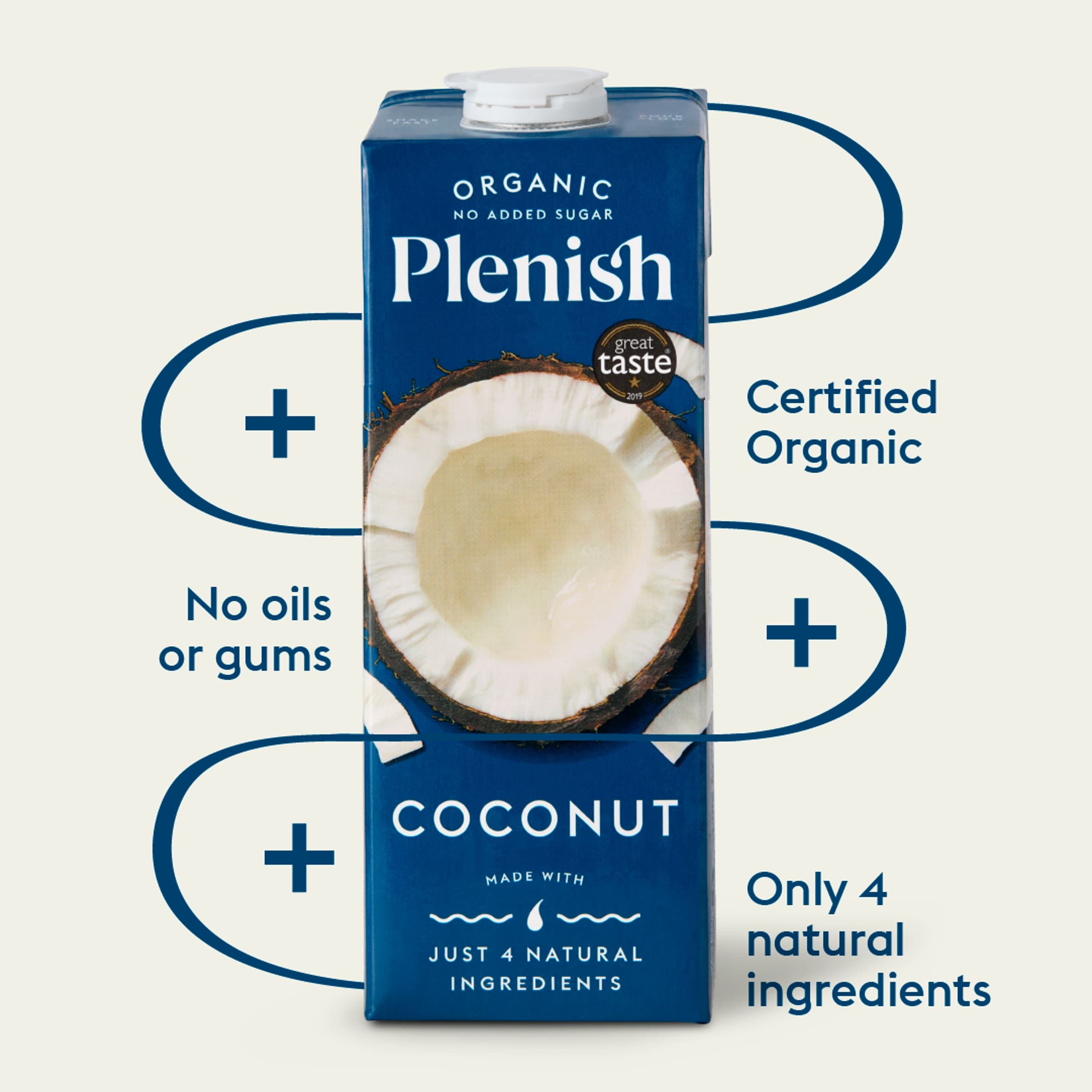 Plenish Organic Coconut Longlife Dairy Free Drink 1L thumbnail 3