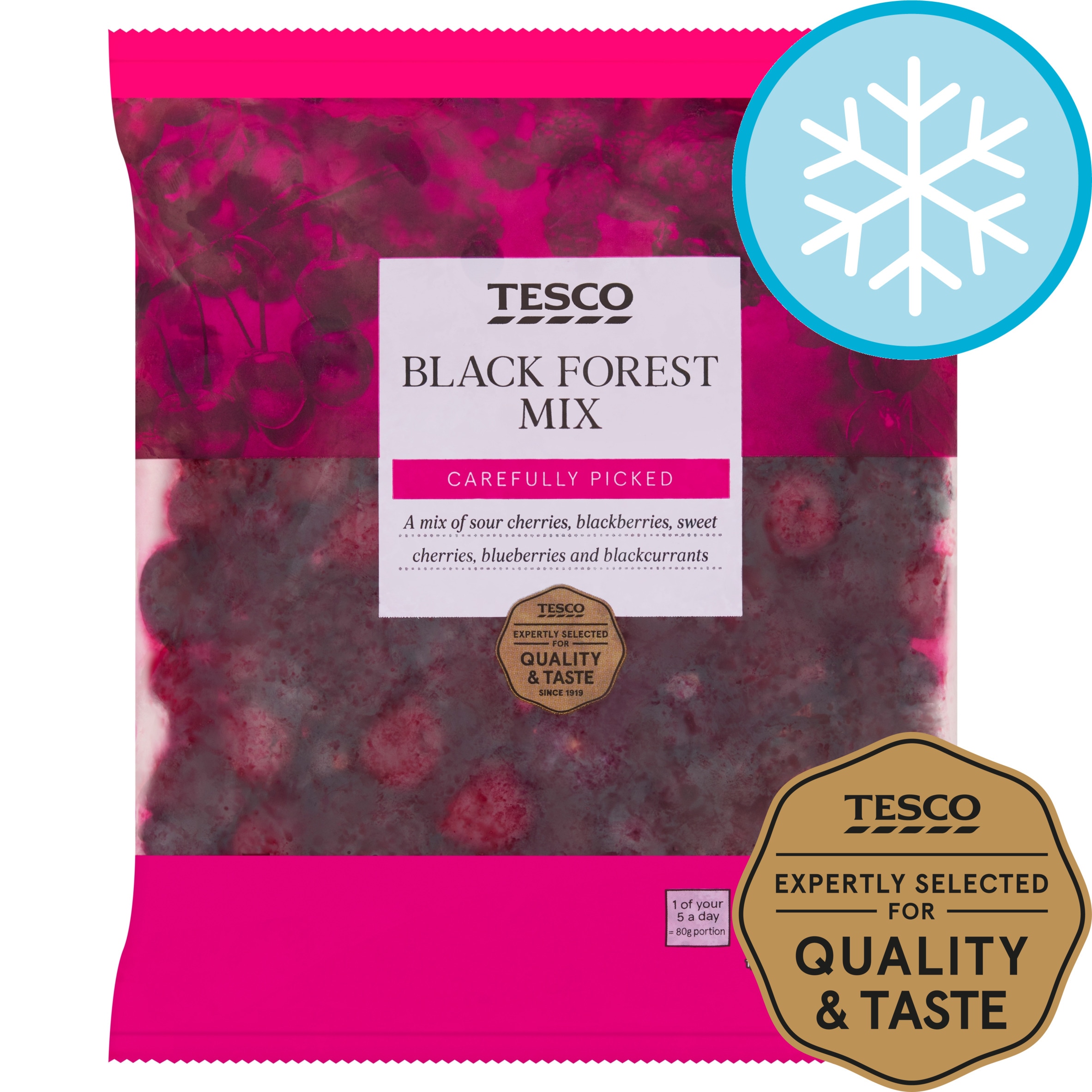 Tesco Black Forest Fruits Mix 500G