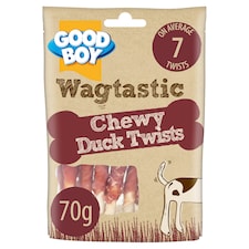 Good Boy Wagtastic Chewy Duck Twists 70g