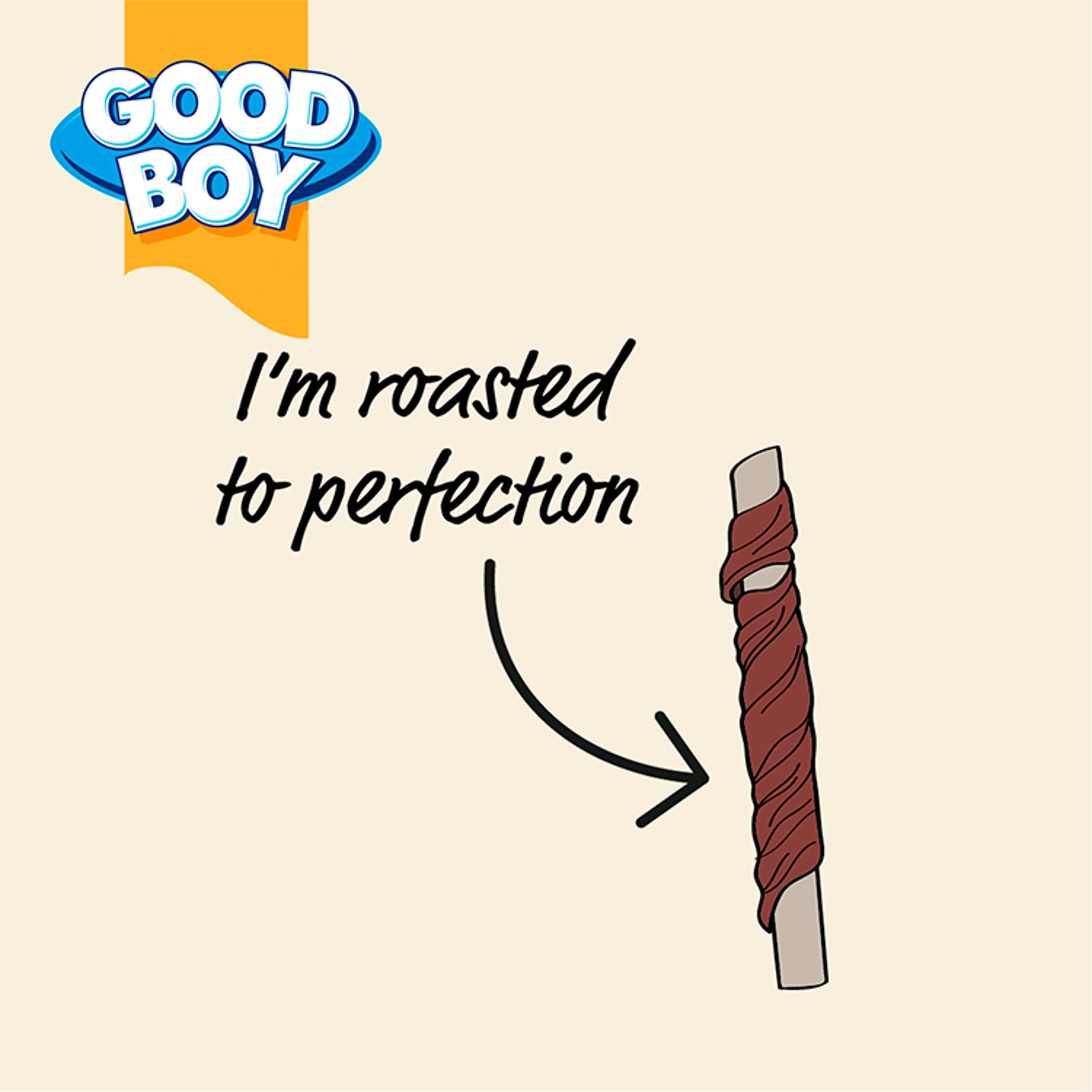 Good Boy Wagtastic Dog Treats Duck Twists 70g thumbnail 2