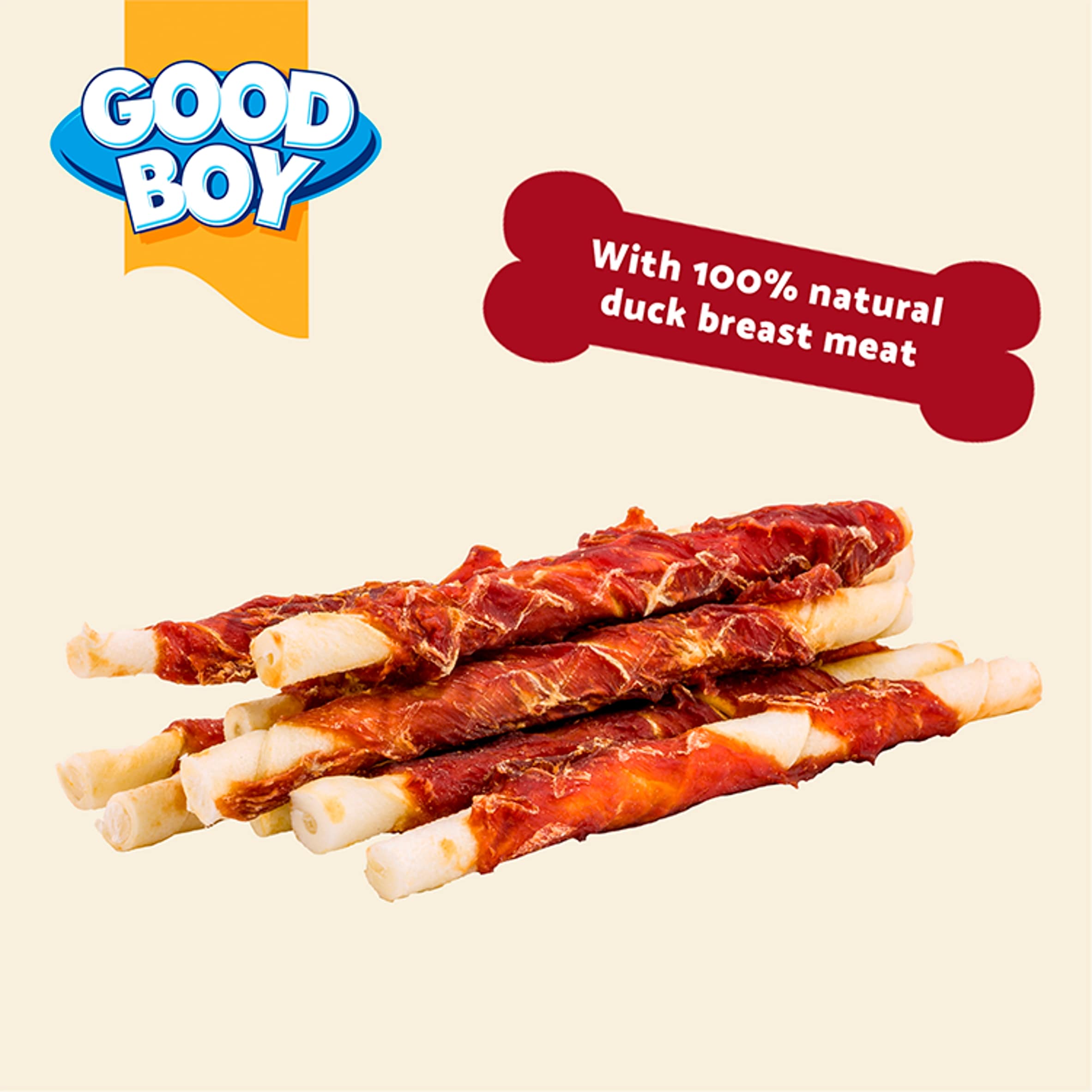 Good Boy Wagtastic Dog Treats Duck Twists 70g thumbnail 3