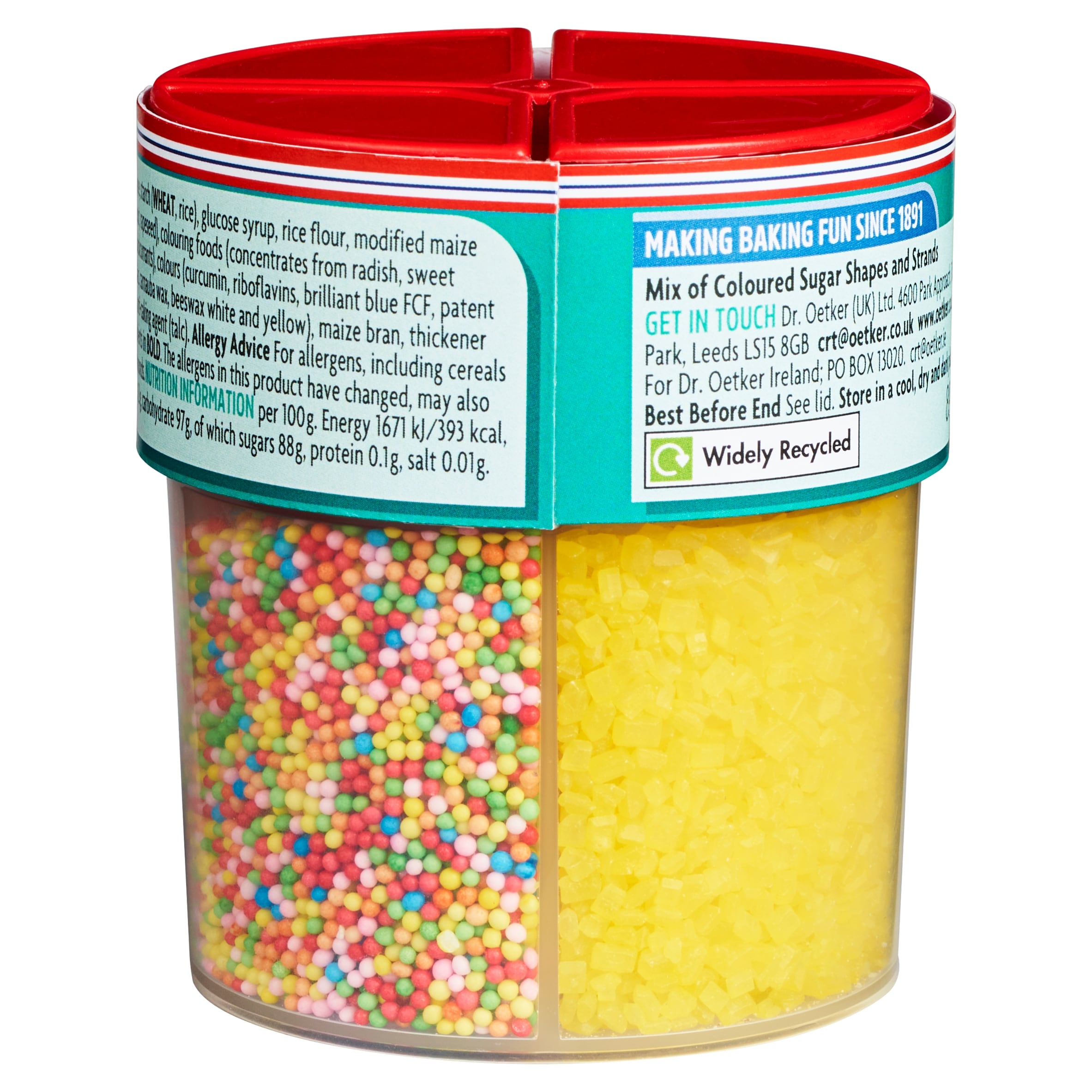 Dr Oetker Bright & Bold Sprinkles Mix 109G thumbnail 3