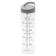 Tesco Grey Tracker Water Bottle 550Ml