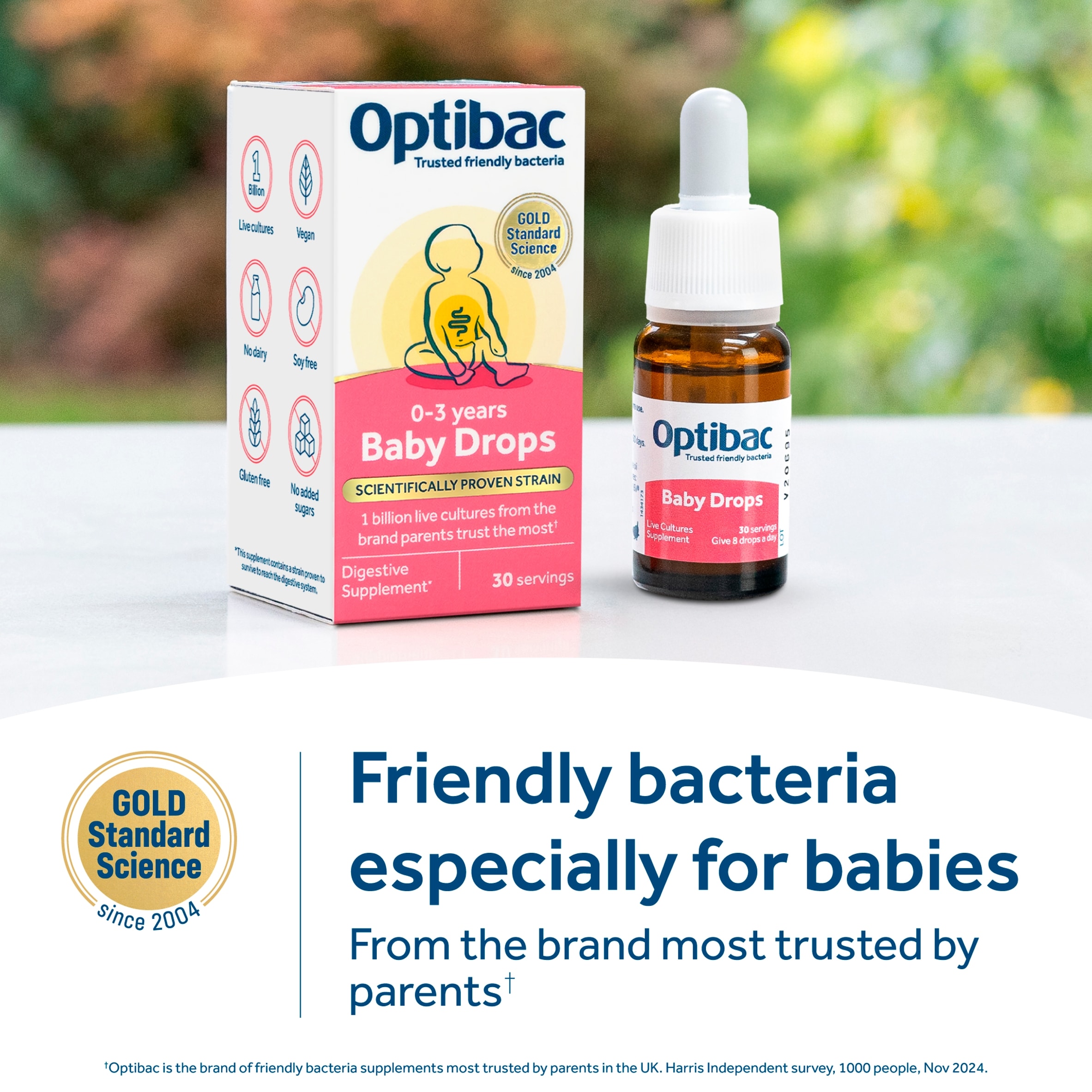 Optibac Probiotic Drops for Your Baby 30 Servings 10ml thumbnail 2