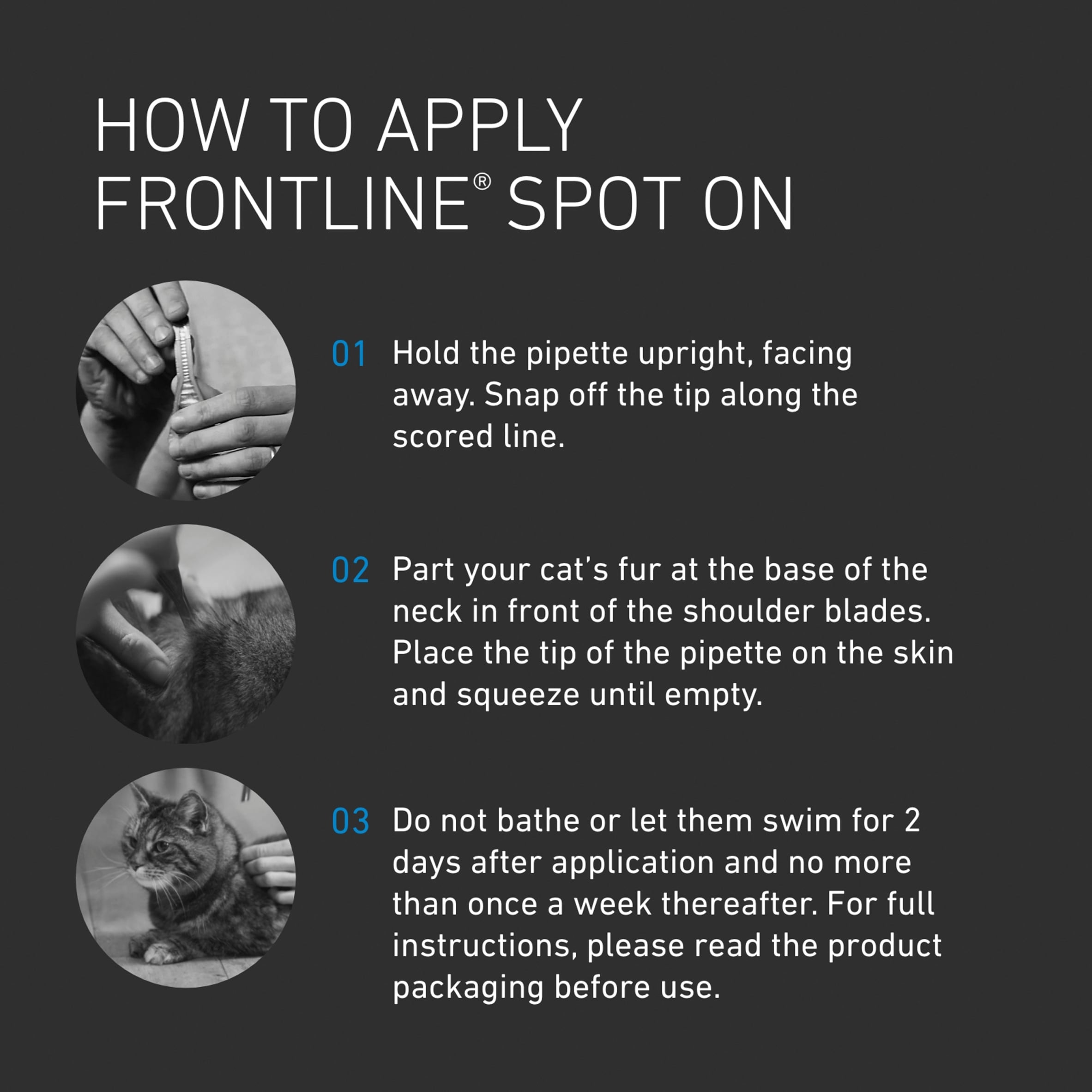 Frontline Spot On Cat Flea X1 0.5Ml thumbnail 3