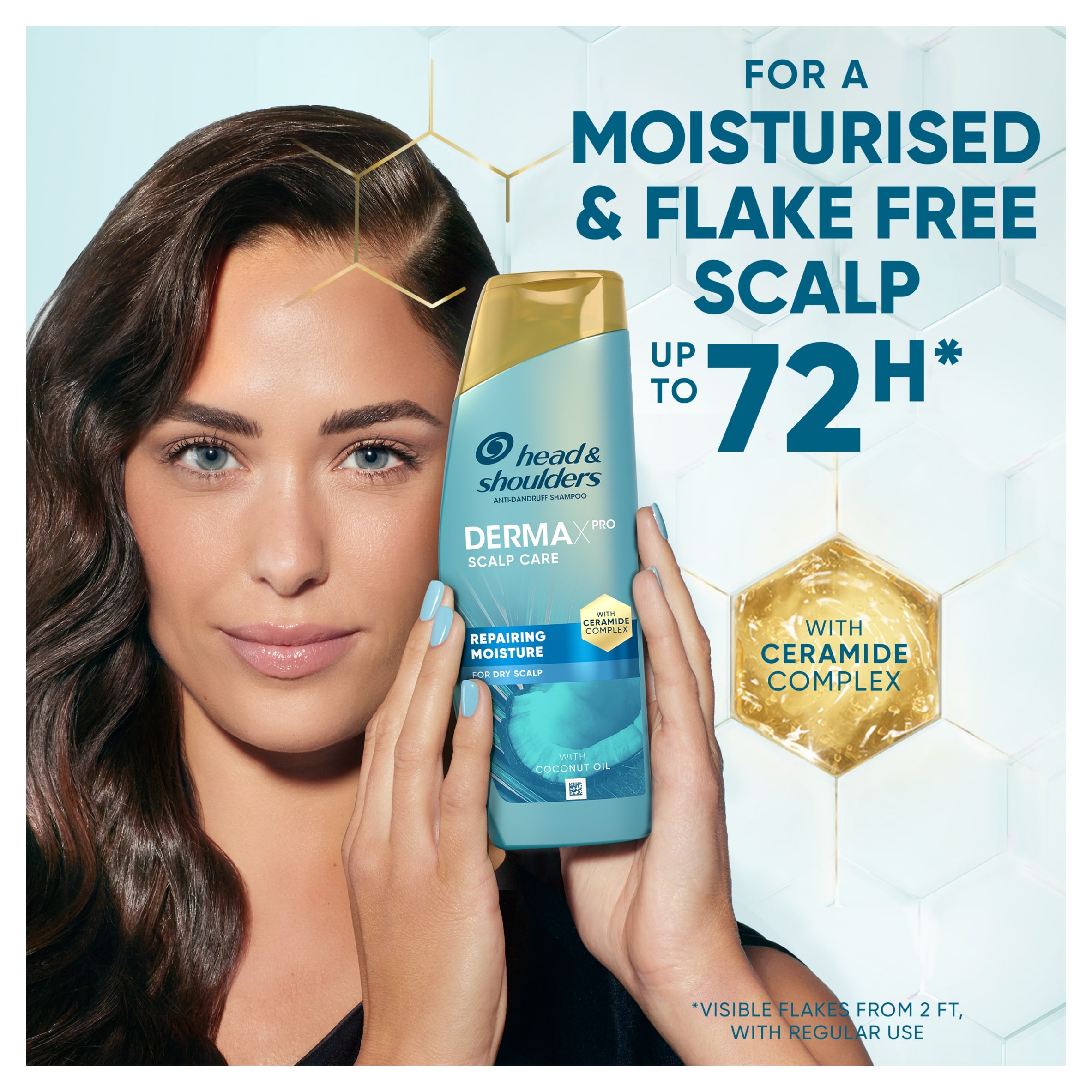 Head & Shoulders DermaX Pro Shampoo Hydration Anti Dandruff 300Ml thumbnail 2