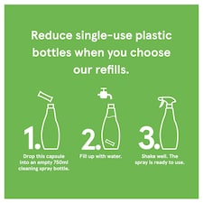 Tesco Antibacterial Multi Purpose Surface Cleanser Refill - Apple 9ml thumbnail 2