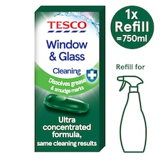 Tesco Window & Glass Cleaning Refill 9Ml
