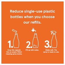 Tesco Antibacterial Kitchen Surface Cleaner Refill 9Ml thumbnail 2