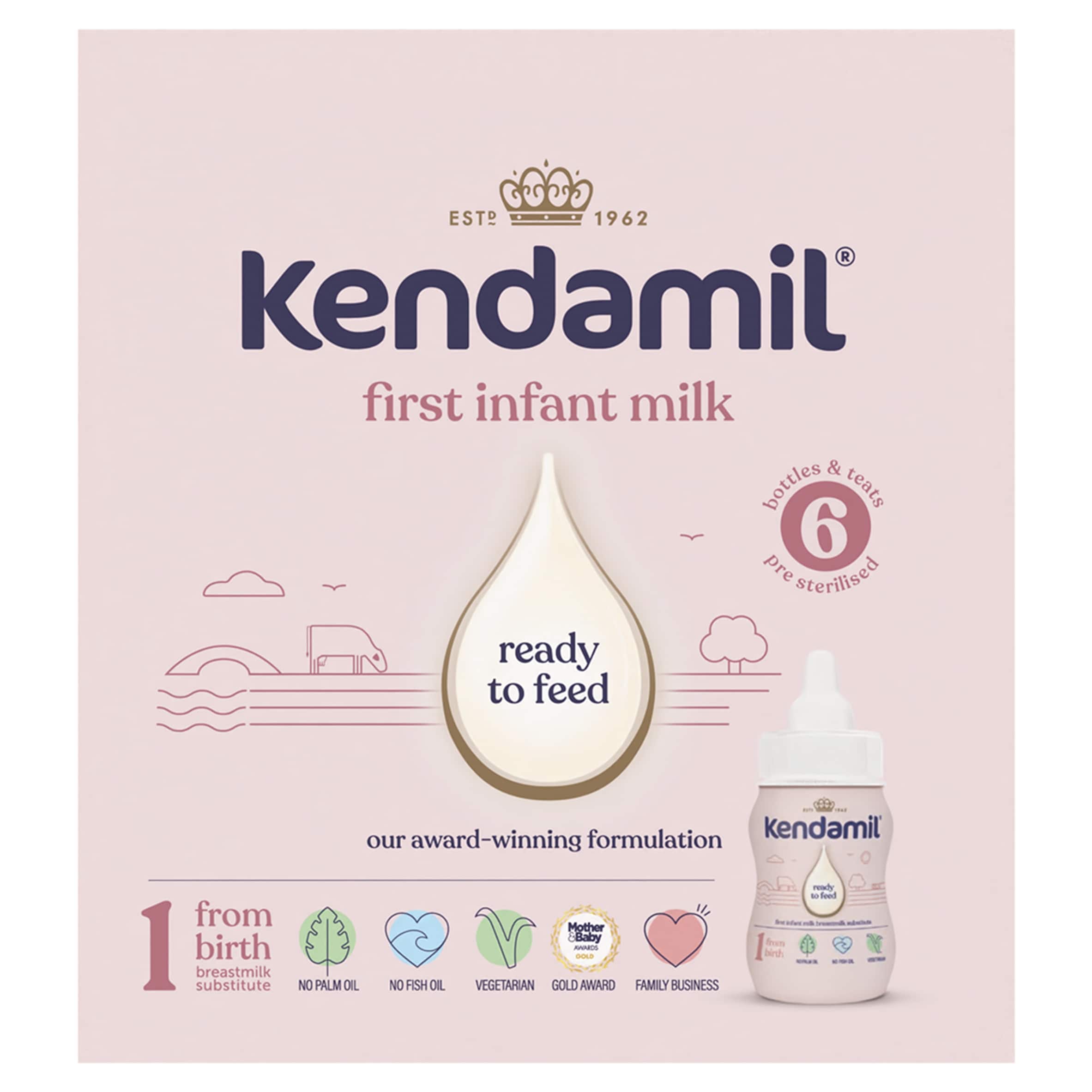 Kendamil Stage 1 First Infant Milk Starter Pack