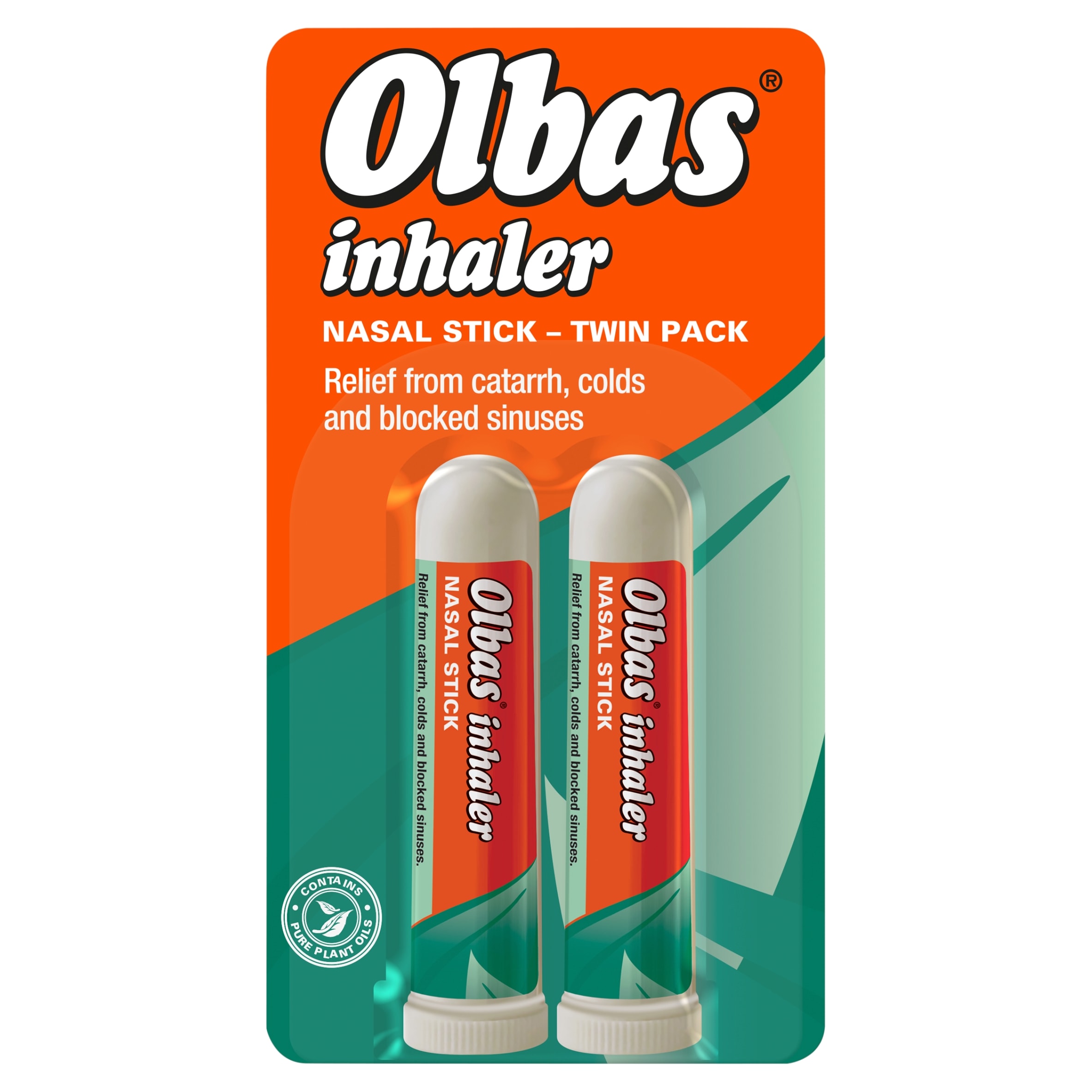 Olbas Inhaler Nasal Stick Twin Pack - 2 x 695mg