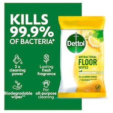 Dettol Antibacterial Extra Large Floor Wipes 25 Pack thumbnail 3
