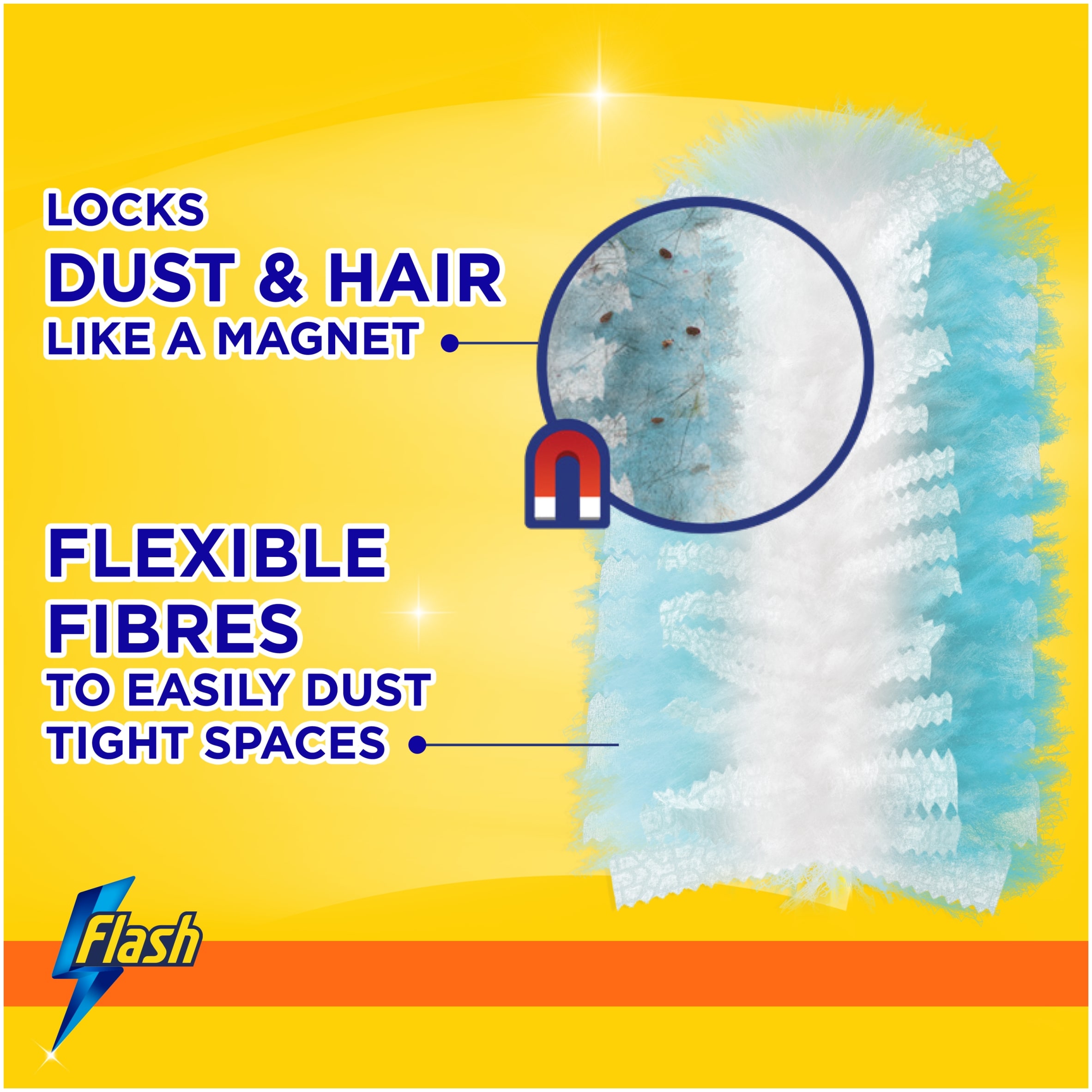 Flash Dust Magnet Duster Refill 5 Pack thumbnail 3