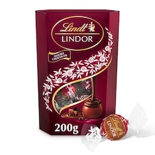 Lindt Lindor Double Chocolate Truffles 200G