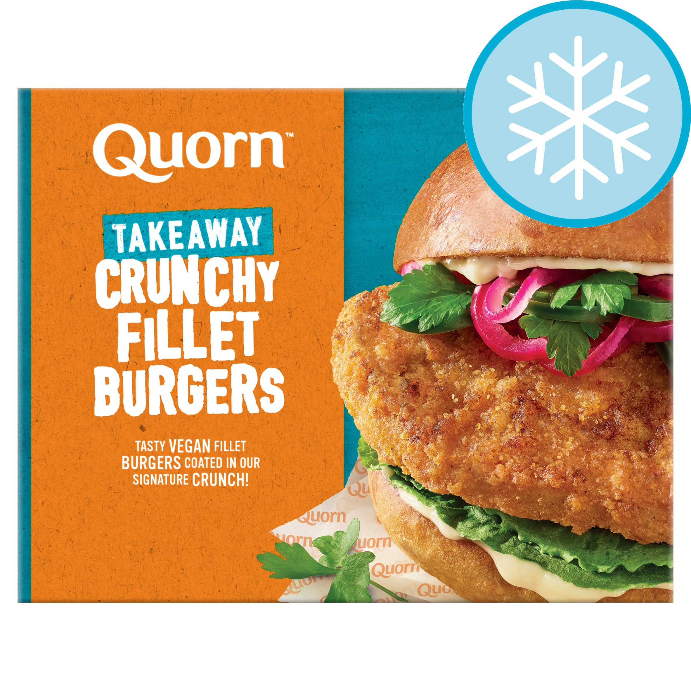 Quorn Vegan Takeaway 2 Crunchy Fillet Burgers